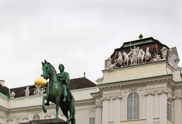 皇帝约瑟夫二世，维也纳的纪念碑 — 图库照片