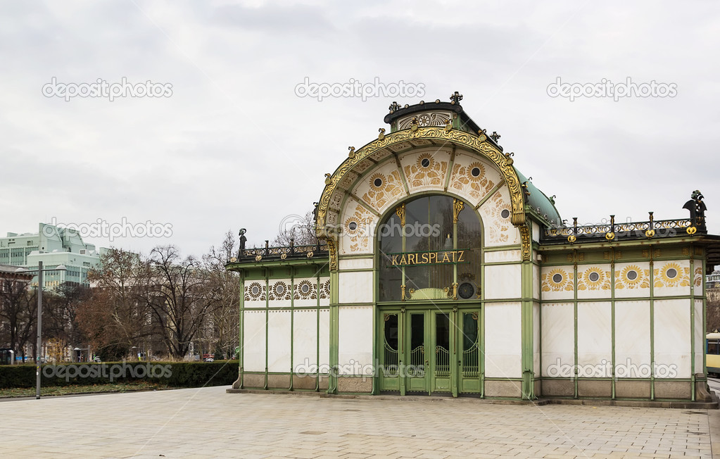 The Art Nouveau pavilion, Vienna