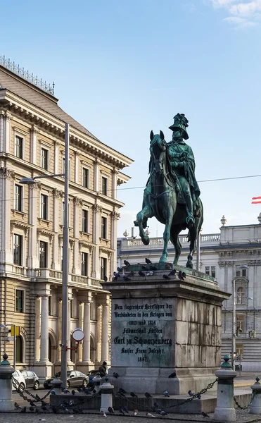Monumento a Schwarzenberg, Viena . —  Fotos de Stock