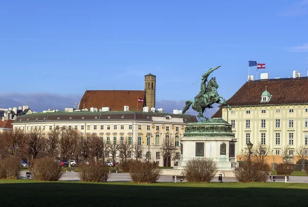 Heldenplatz （英雄广场） 维也纳 — 图库照片