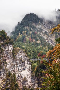 marienbrucke (Marie'nin Köprüsü) içinde neuschwanstein, Almanya