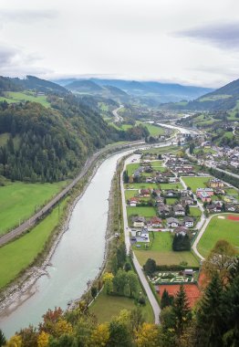 Salzach valley, Austria clipart