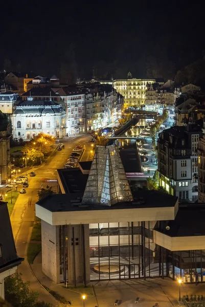 Akşam ışığı Karlovy vary — Stok fotoğraf