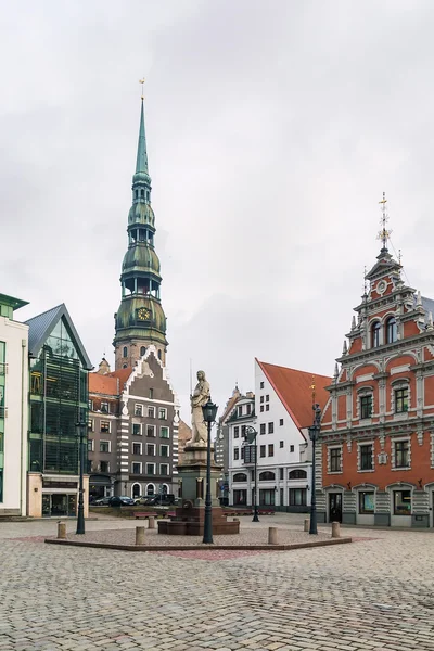 Plaza del Ayuntamiento de Riga — Foto de Stock