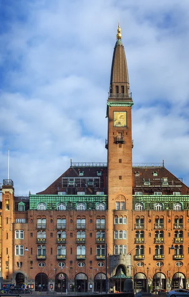 コペンハーゲン中心部の市庁舎広場に構築. — ストック写真