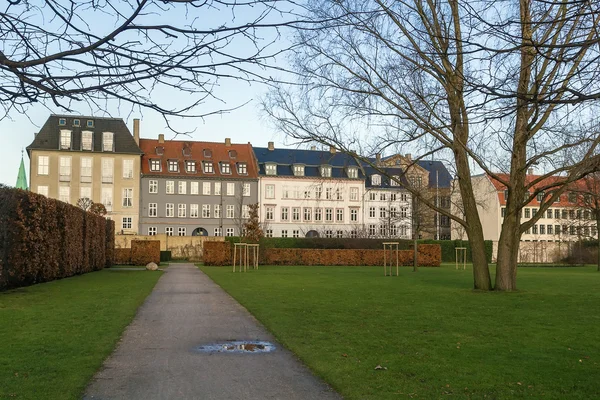 Edifici intorno al giardino Rosenborg, Copenaghen — Foto Stock