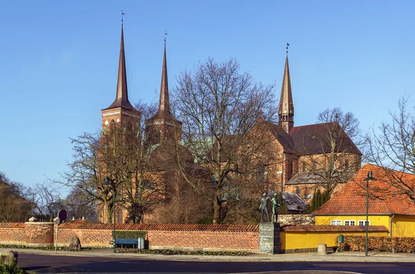 丹麦罗斯基勒大教堂 — 图库照片