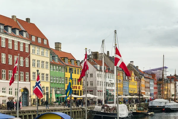 Nyhavn, Copenhague — Foto de Stock