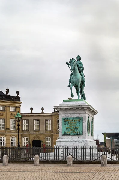 Staty av Fredrik v, Köpenhamn — Stockfoto