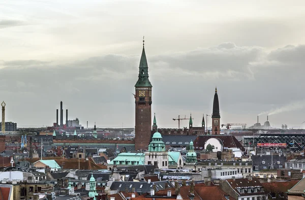 Utsikt över Köpenhamn, Danmark — Stockfoto