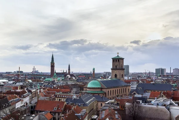 Weergave van de Kopenhagen, Denemarken — Stockfoto