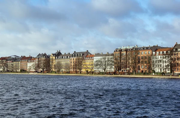 Waterfront Peblinge lake, Copenhaga — Fotografia de Stock