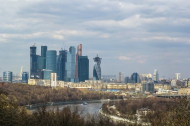 Serçe tepeleri Moskova'dan Panoraması