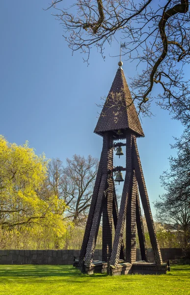 木製の鐘塔、ストックホルム — ストック写真