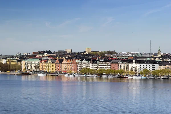 Utsikt över norr malarstrand, stockholm — Stockfoto