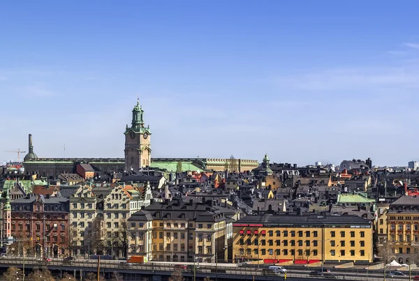 Vista su Gamla Stan, Stoccolma — Foto Stock