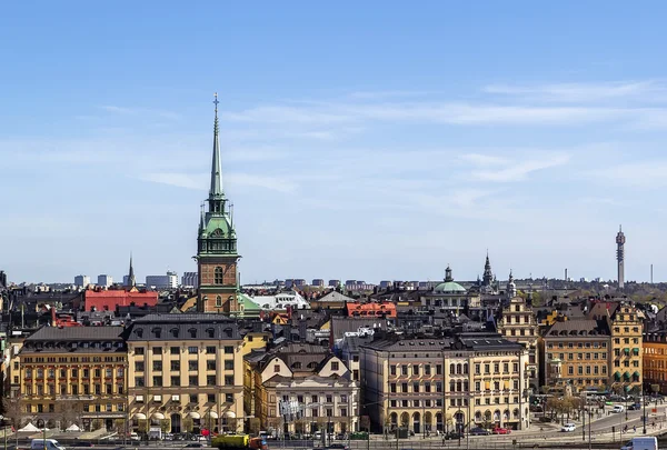 Utsikt över gamla stan, stockholm — Stockfoto