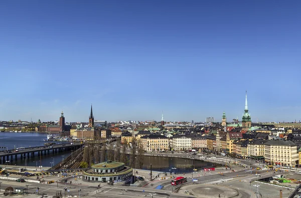 Vista su Gamla Stan, Stoccolma — Foto Stock