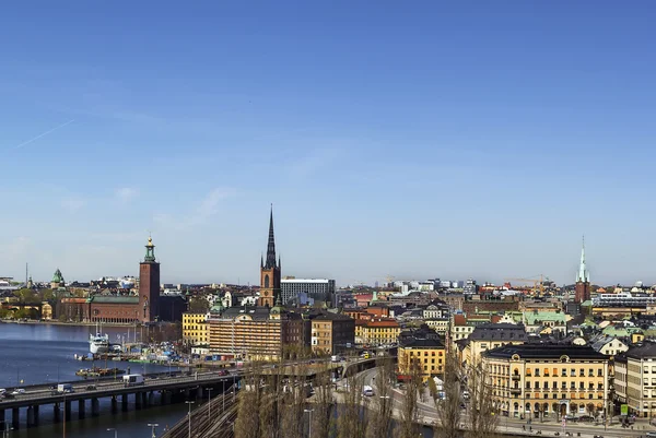 Utsikt över gamla stan, stockholm — Stockfoto