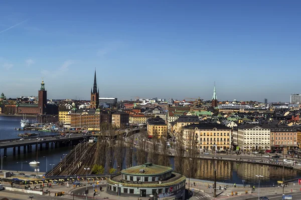 Vista su Gamla Stan, Stoccolma — Foto Stock