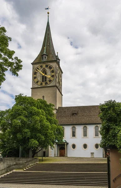 St. Peter church, Zürich — Stockfoto