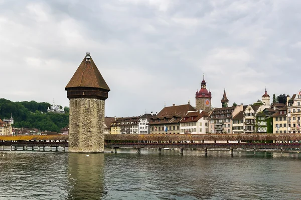 Kapellbrücke, Luzern — Stockfoto