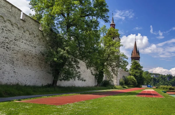 Musegg wall, Luzern — Stock fotografie