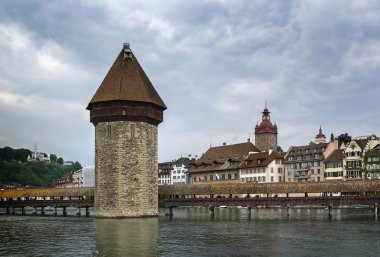 wasserturm ve kapellbrucke, lucerne
