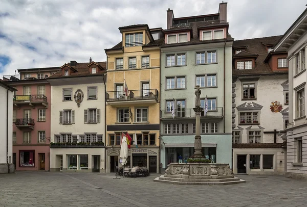 Vierkant in Luzern — Stockfoto