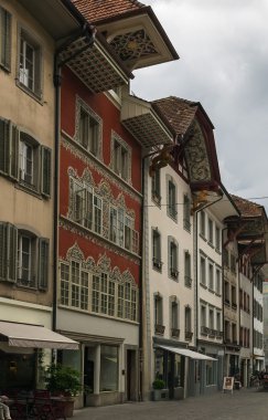 sokakta aarau, İsviçre 