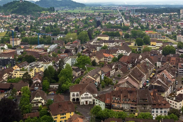 Lenzburg, İsviçre'den bakış — Stok fotoğraf