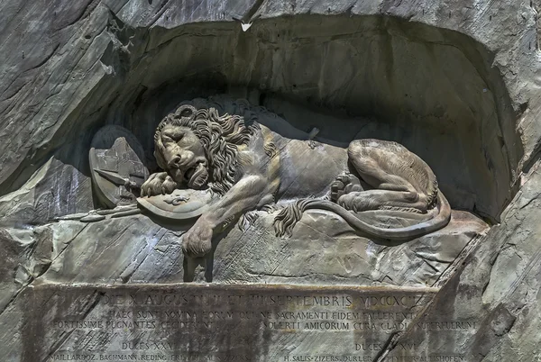 Monumento al Leone, Lucerna — Foto Stock