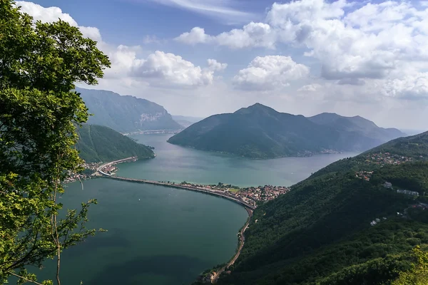 Lake Lugano, Switzerland — Stock Photo, Image