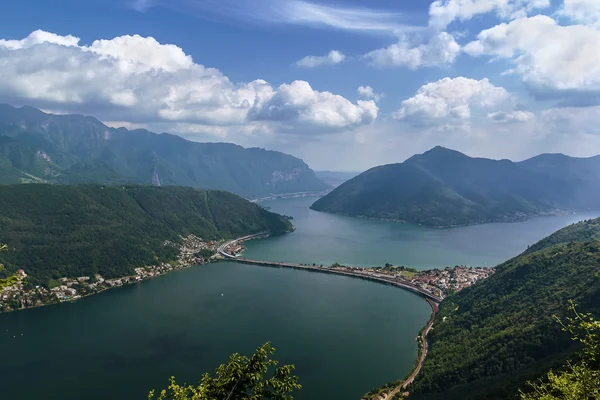 Lake Lugano, Switzerland — Stock Photo, Image