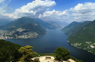 Lake lugano, İsviçre