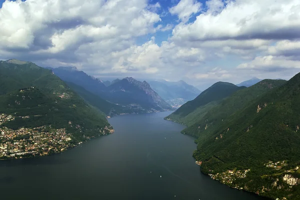 Lake Lugano, Switzerland — Stock Photo, Image