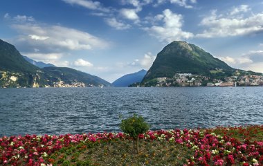 Lake lugano, İsviçre