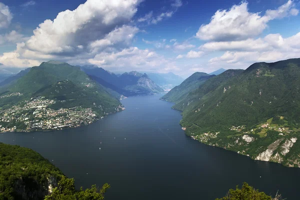 Lac de Lugano, Suisse — Photo