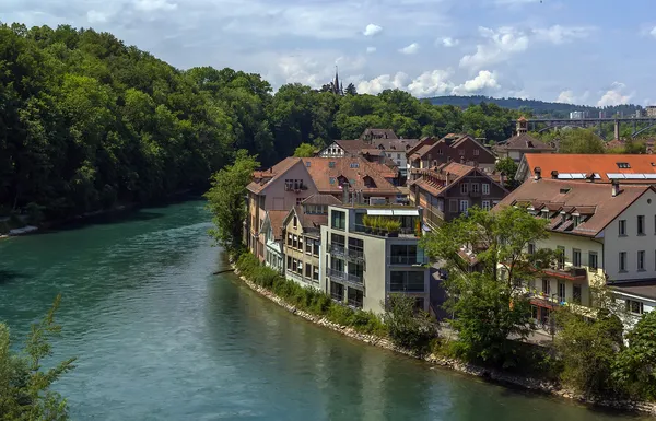 Aare river, Bern — Stockfoto