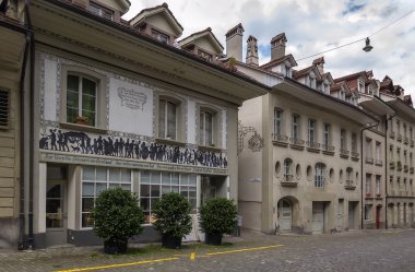 Bern, İsviçre 'de bir sokak.