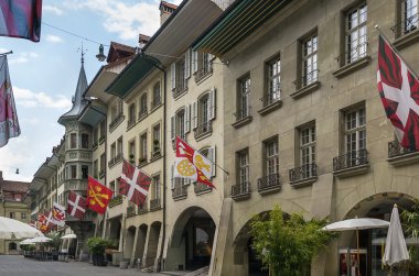 Bern, İsviçre 'de bir sokak.