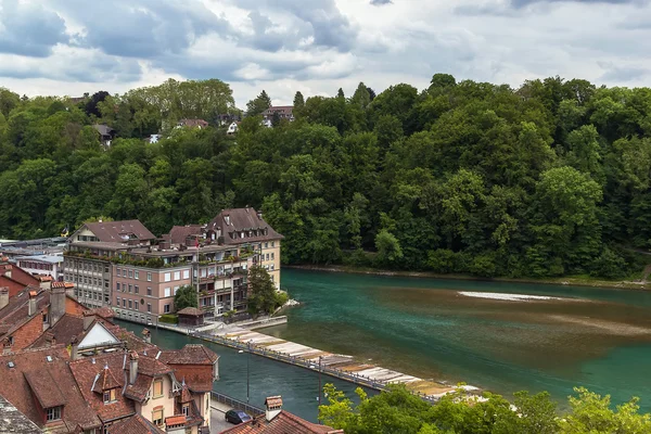Aare river, Bern — Stockfoto