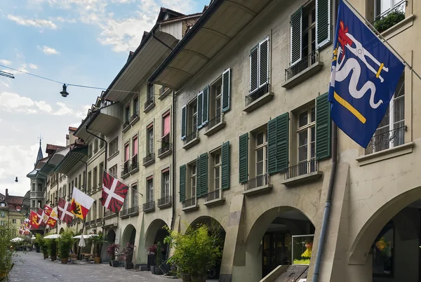 Ulica w Bernie, Szwajcaria — Zdjęcie stockowe