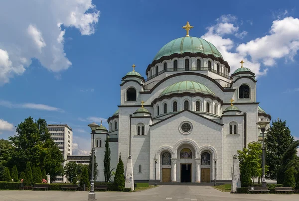 Kerk van Sint sava, Belgrado — Stockfoto
