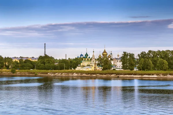 Pohled Uglich Řeky Volhy Rusko — Stock fotografie