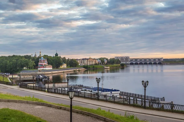 View Uglich Kremlin Volga River Russia — Stock Photo, Image
