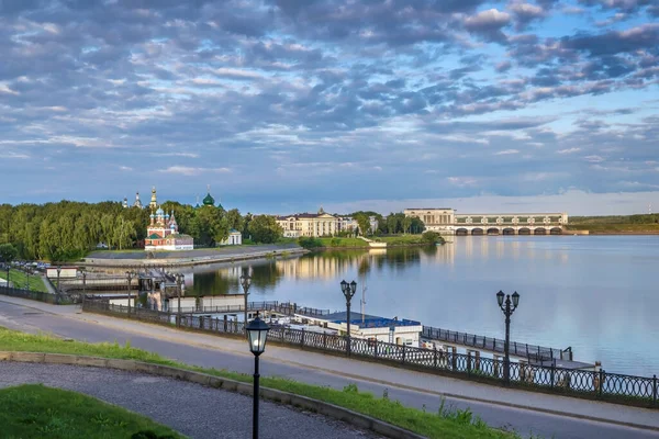 Vista Uglich Kremlin Rio Volga Rússia — Fotografia de Stock