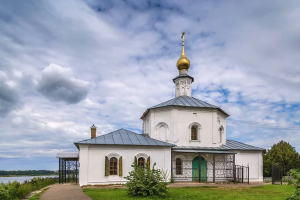 Iglesia Elías Profeta Orillas Del Volga Rusia —  Fotos de Stock