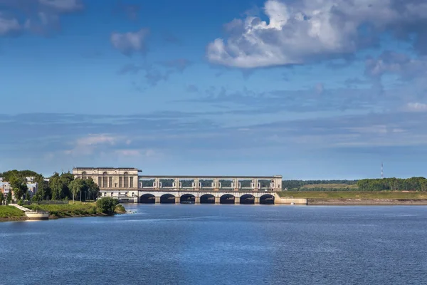 Hydroelectric Station Uglich Russia — Stock Photo, Image
