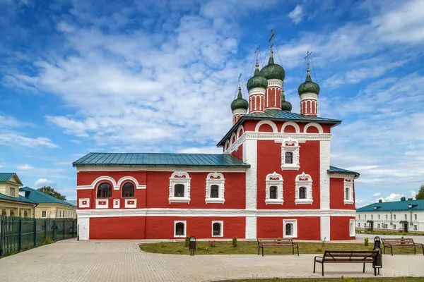 Смоленская Церковь Богоявленском Монастыре Углич Россия — стоковое фото